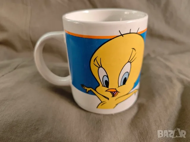 Продавам колекционерска чаша Туити Vintage Tweety Bird Warner Brothers 1999, снимка 2 - Антикварни и старинни предмети - 55709944
