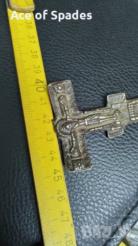 1872г  Стар Бронзов Кръст , снимка 2 - Антикварни и старинни предмети - 40241921