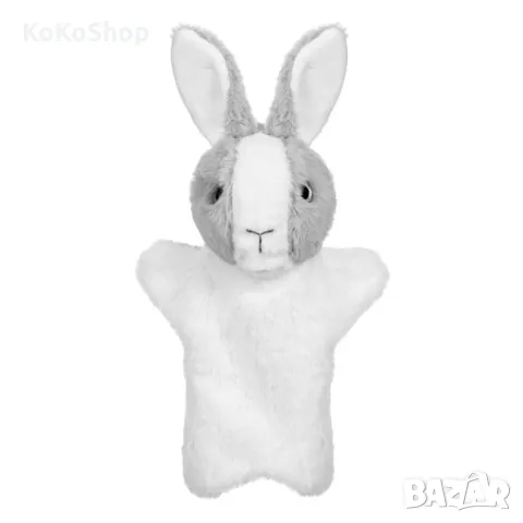 Кукла за куклен театър "Заек"-28 см./куклен театър/кукла за театър, снимка 2 - Кукли - 49797837