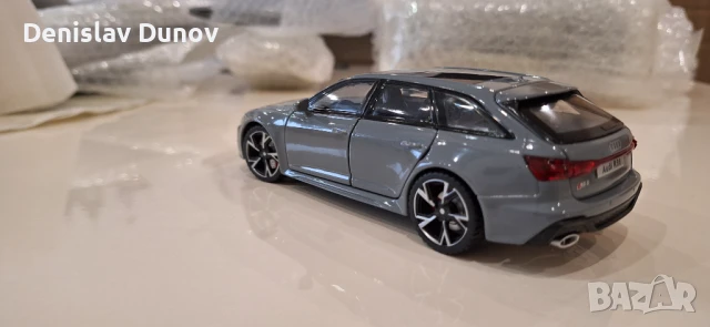 Ауди Audi RS6 1:32 отваряеми врати, капак, светещи фарове и стопове, снимка 7 - Коли, камиони, мотори, писти - 51210470