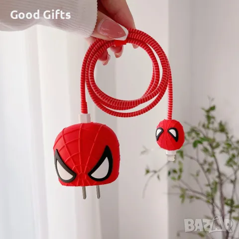 Защитен кейс за зарядно устройство Спайдърмен Spiderman, снимка 2 - Калъфи, кейсове - 50207994
