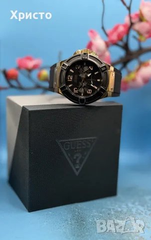 Мъжки часовник GUESS Rigor W0040G5 – Black & Rose Gold