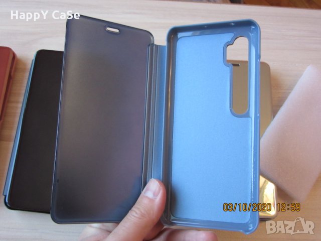 Xiaomi Mi Note 10 / Lite / Pro / CLEAR VIEW Огледален кейс калъф, снимка 13 - Калъфи, кейсове - 29477956