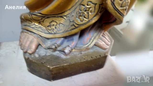 Фигура на светец с височина 76 см, снимка 4 - Декорация за дома - 50368149