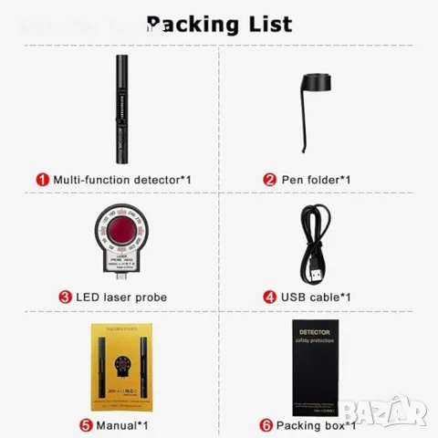 High-Tech Place SC18 Сигнален детектор, снимка 3 - Друга електроника - 49413913