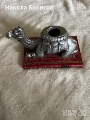 Уникален свещник от Пютър, снимка 1