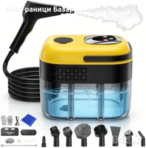 Нов Парочистач 16 в 1 2500W 3 bar за кухня баня килими мебели и автомобил почистване