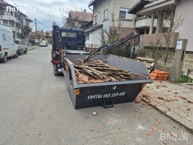 Легени/вани/контейнери под наем извозване на строителни и битови отпадъци , снимка 4 - Други услуги - 52869072