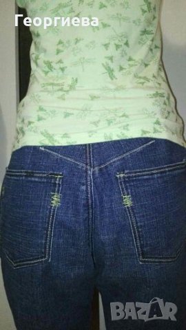 Красив комплект от дънкови къси панталони и потник👖👕M/L👖👕, снимка 6 - Комплекти - 30017121