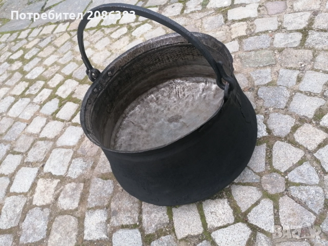 Меден кован бакър голям, снимка 3 - Антикварни и старинни предмети - 52991579