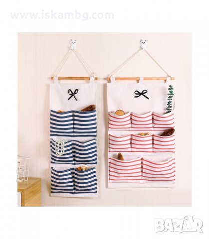 ВИСЯЩ ТЕКСТИЛЕН ОРГАНАЙЗЕР С ДЖОБОВЕ - код 2831