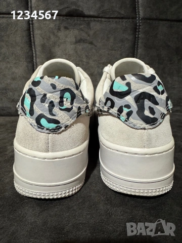 Nike Air Force 1 Sage Low White Team Gold., снимка 3 - Маратонки - 53879662