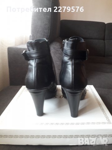 Дамски боти от естествена кожа, н. 36, снимка 2 - Дамски боти - 34410456