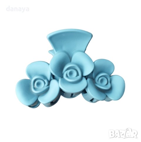 4054 Дамска шнола за коса Розички, снимка 2 - Аксесоари за коса - 42300157