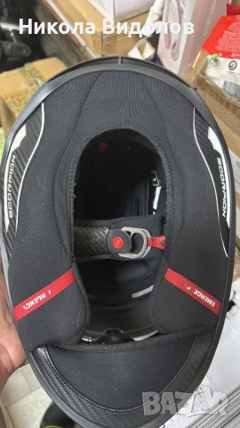 Каска за мотор SCORPION EXO-R1 EVO CARBON AIR SOLID FULL FACE HELMET, снимка 8 - Аксесоари и консумативи - 50637303