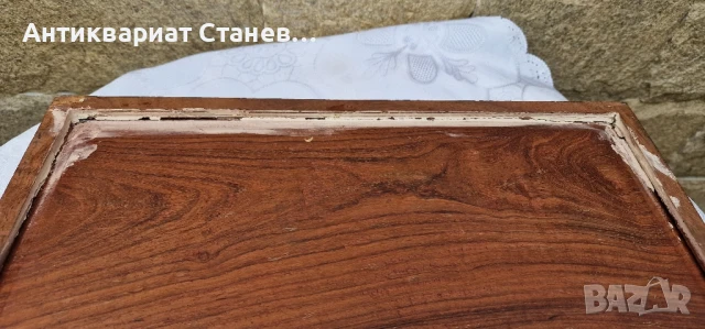 Колекция от  дървени подноса, изработени в Индия, снимка 13 - Антикварни и старинни предмети - 50752152