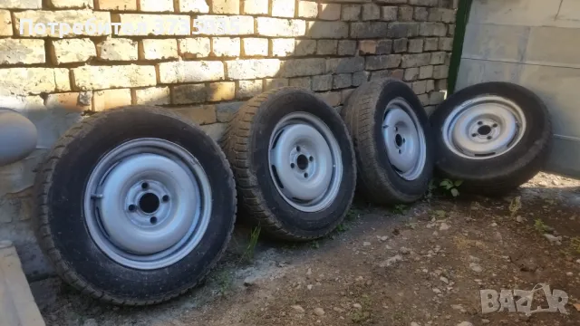 40 лв. Комплект (4) гуми с джанти за Голф 2, снимка 2 - Гуми и джанти - 48933506