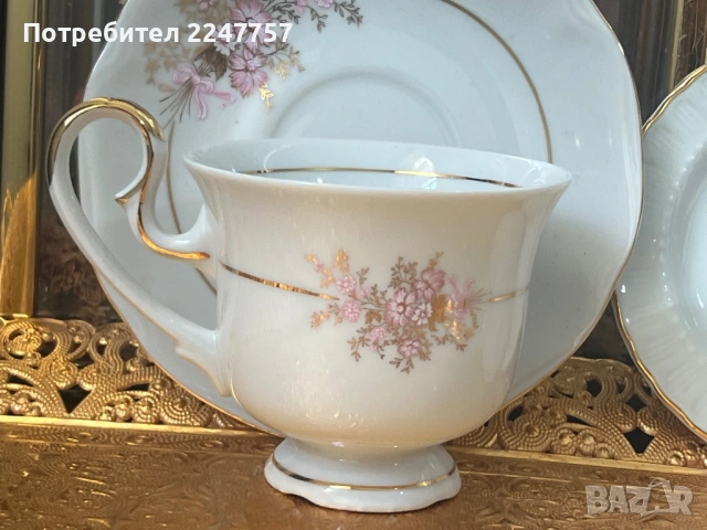 Комплект порцелан за чай и кафе, снимка 2 - Чаши - 53022250
