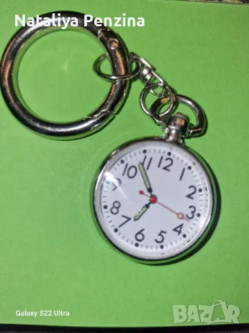 Джобен часовник с ключодържател Докторска висулка Кварцов часовник за медицински сестри, снимка 5 - Дамски - 48474577