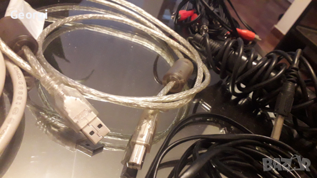 Компютърни кабели различни модели обща цена, снимка 3 - Захранвания и кутии - 36545549