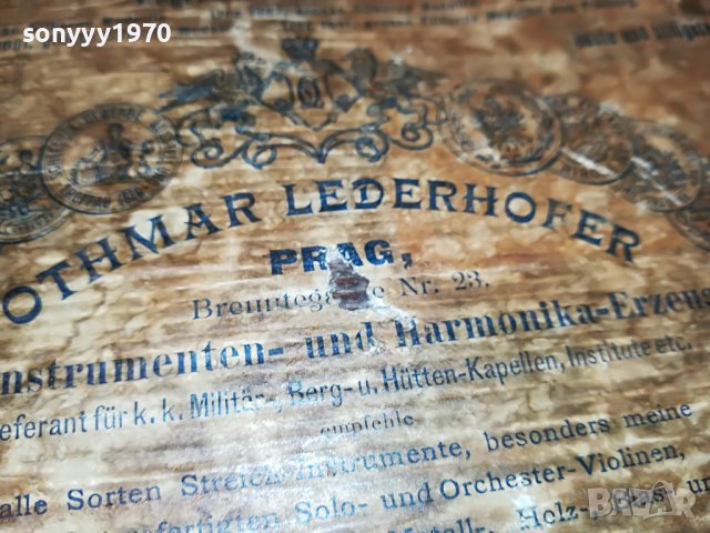 SOLD OUT-othmar lederhofer prag yahre 1884-внос austria 2108221207, снимка 8 - Антикварни и старинни предмети - 37755478