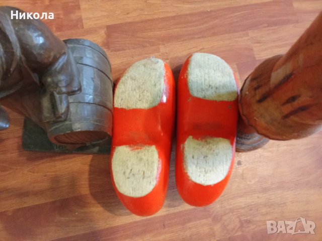 Антикварни холандски дървени обувки Klog, снимка 4 - Антикварни и старинни предмети - 53958856