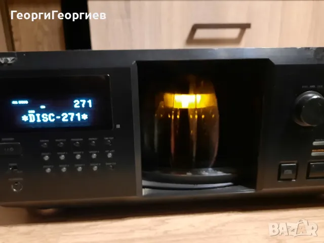 SONY CDP CX355+Teufel US 5110/1, снимка 2 - Ресийвъри, усилватели, смесителни пултове - 49292981