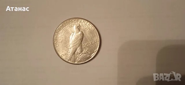  Реасе сребърен долар 1923, снимка 2 - Нумизматика и бонистика - 46904747