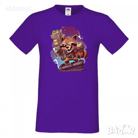 Мъжка тениска Marvel Rocket Racoon 2  Игра,Изненада,Подарък,Геймър,, снимка 17 - Тениски - 36790758
