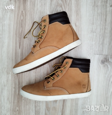 100% Оригинални страхотни унисекс боти от естествена кожа TIMBERLAND! 