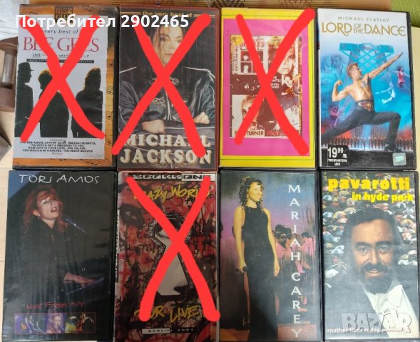 Видеокасети / видео касети с музика, снимка 3 - Други музикални жанрове - 47713205