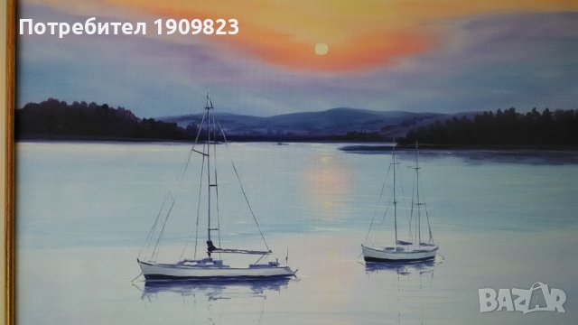 Картина Р.Поптомов, снимка 3 - Картини - 38159094