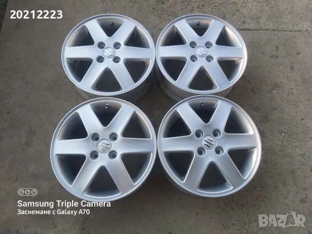 4 броя алуминиеви джанти за Suzuki Alto VII,VIII,Ignis I,Suzuki Wagon R IV,Suzuki Splash 15, снимка 7 - Гуми и джанти - 48719177