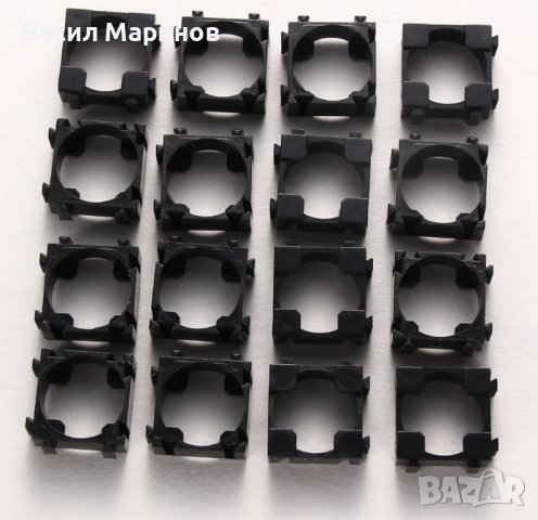 Продвавам държачи за 18650 клетки / батерии 18650 Holders / Holder 100 броя, снимка 3 - Друга електроника - 37665245