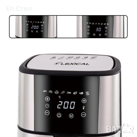 еър фрайър lexikal, снимка 4 - Фритюрници - 53310061