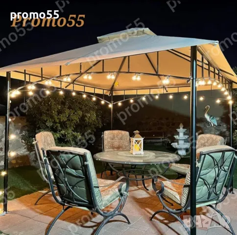 Светлинна Верига 20Бр. Външни Нечупливи Лед Крушки за Декорация 10м, снимка 11 - Външни лампи - 50057309