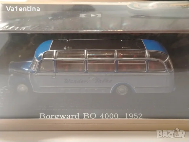 Колекционерски модел автобус Borgward BO 4000 (1952) – 1:72 Atlas Editions