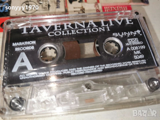 TAVERNA LIVE-ORIGINAL TAPE 2312251648, снимка 4 - Аудио касети - 52885593