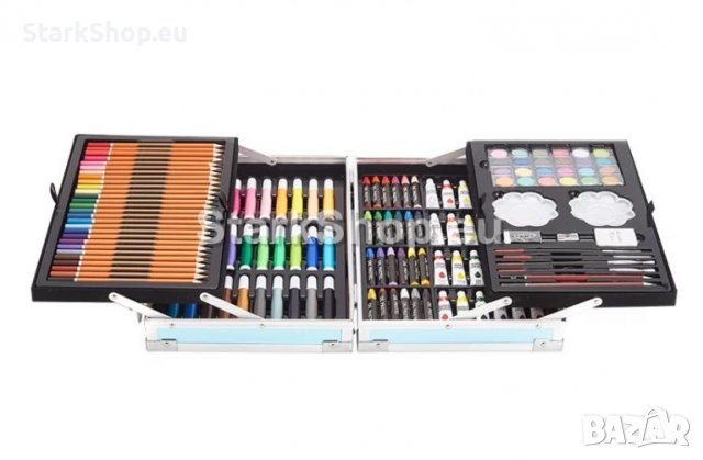Детски комплект за рисуване в куфарче от 145 части, снимка 7 - Рисуване и оцветяване - 38425594