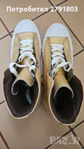 Златни бутикови Converse All star, снимка 5 - Кецове - 47470811
