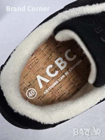 Нови дамски кецове ACBC Evergreen Black - размер 40, снимка 6 - Кецове - 54302937
