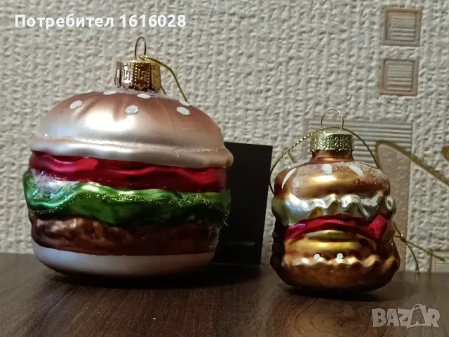 Красиви стъклени играчки за елха., снимка 8 - Декорация за дома - 47816529