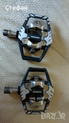 Педали Shimano Deore XT PD-8120 SPD + парчета, снимка 4 - Части за велосипеди - 54351869
