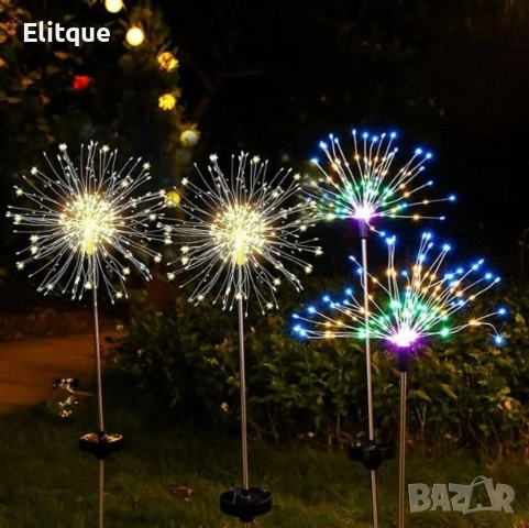 Соларно глухарче (коледна украса) - жълто, шарено - 2бр в опаковка, снимка 10 - Други - 52799939