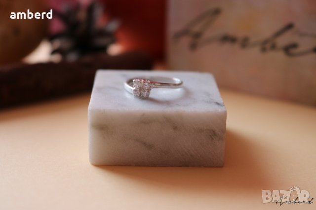 Малко нежно сребърно пръстенче - модел KR013, снимка 2 - Пръстени - 30735905