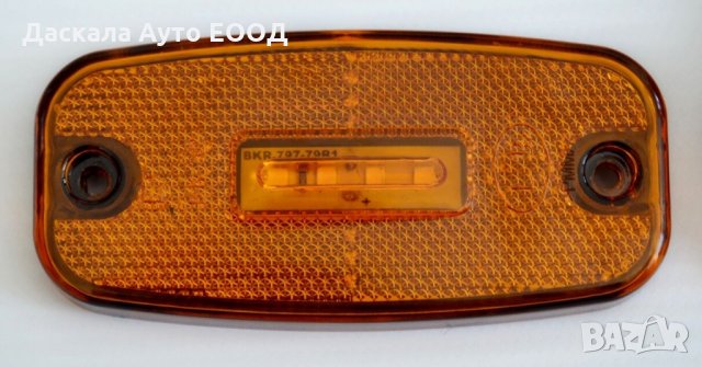 1 бр. ЛЕД LED габарити странични с 4 SMD , 12-24V , ОРАНЖЕВИ , BK202A, снимка 2 - Аксесоари и консумативи - 35529744