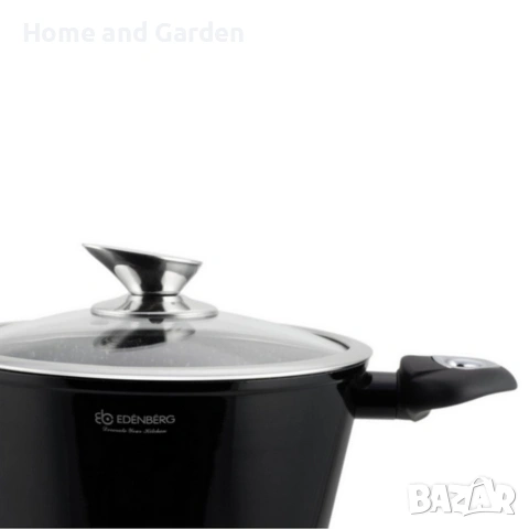 Комплект от 12 части — тенджери, тиган и подложки Edenberg EB-5613, снимка 8 - Съдове за готвене - 53938058