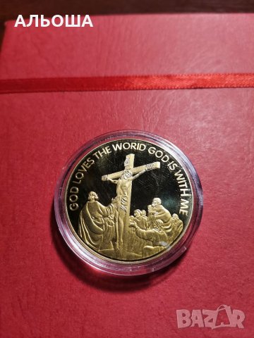 Сувенирна монета "Исус Христос", колекция от колекционерски възпоменателни монети за Коледа, снимка 5 - Нумизматика и бонистика - 35272005