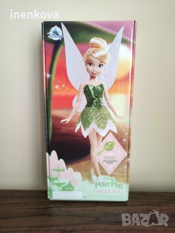 Оригинална кукла Тинкърбел Камбанка Питър пан Дисни Стор Disney store , снимка 5 - Кукли - 29652271