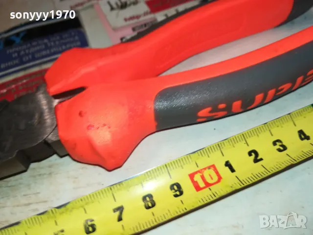 КЛЕЩИ КОМБИНИРАНИ 8 ИНЧА 1312240953, снимка 9 - Клещи - 48329824